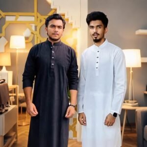 সাদা কালো পান্জাবি কম্ব পেকেজ